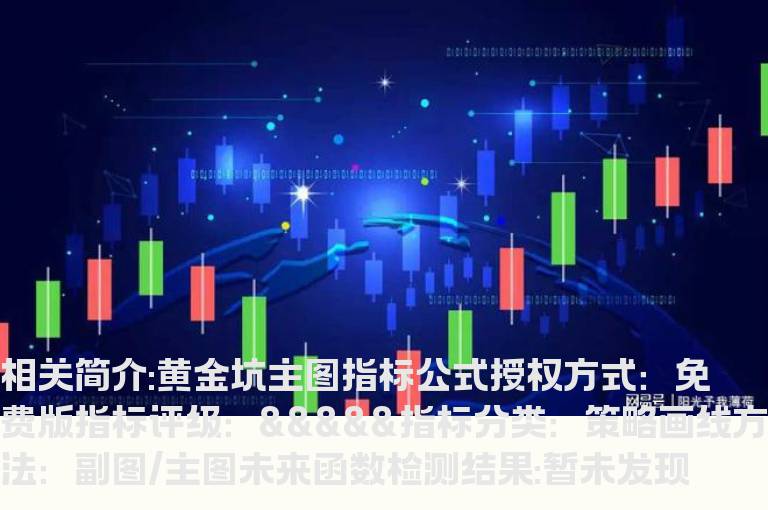 黄金坑主图指标公式