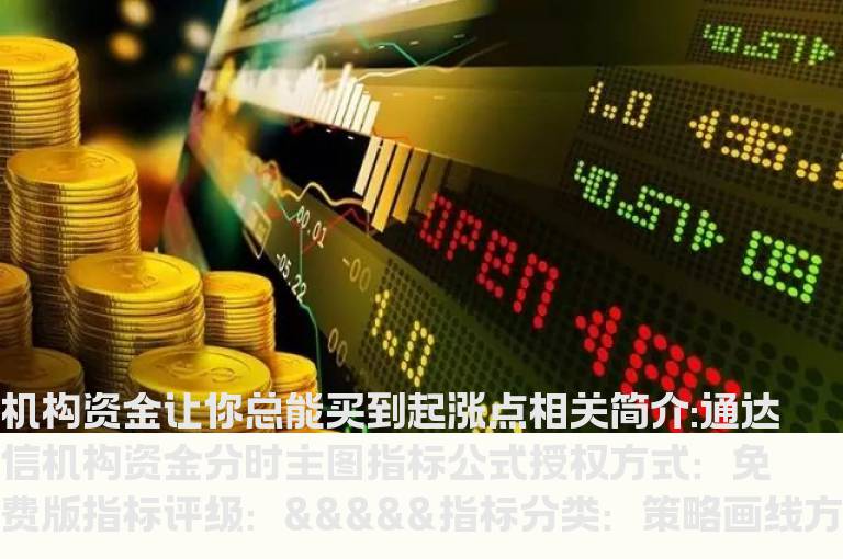 通达信机构资金分时主图指标公式