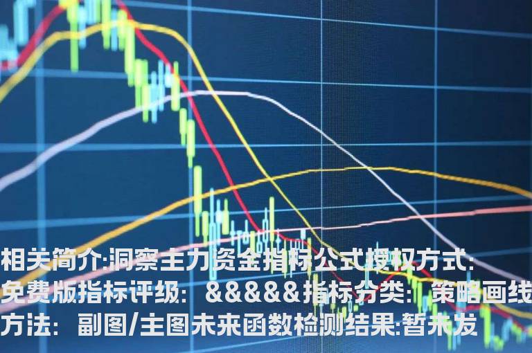 洞察主力资金指标公式