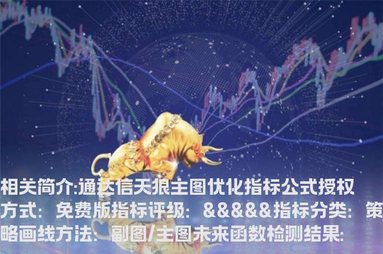 通达信天狼主图优化指标公式