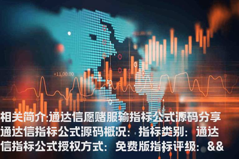 通达信愿赌服输指标公式源码分享