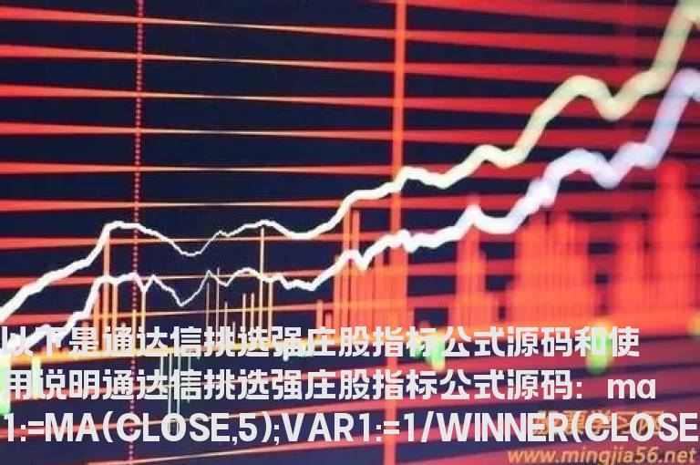 通达信挑选强庄股指标公式