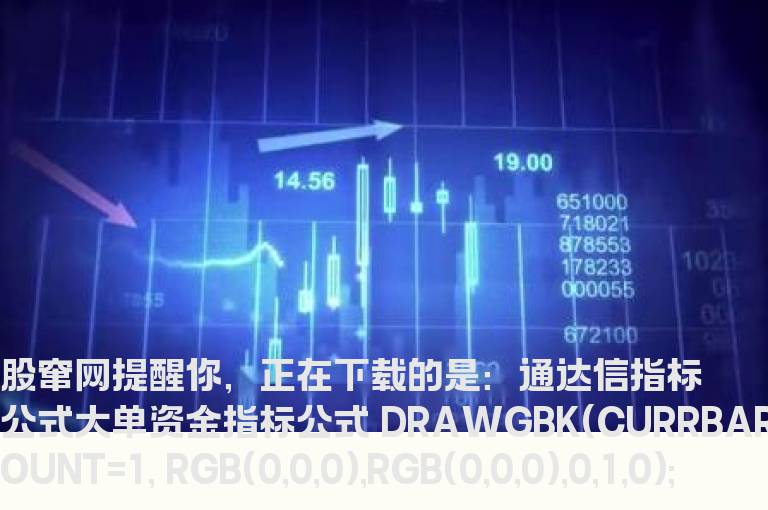 通达信指标公式大单资金指标公式