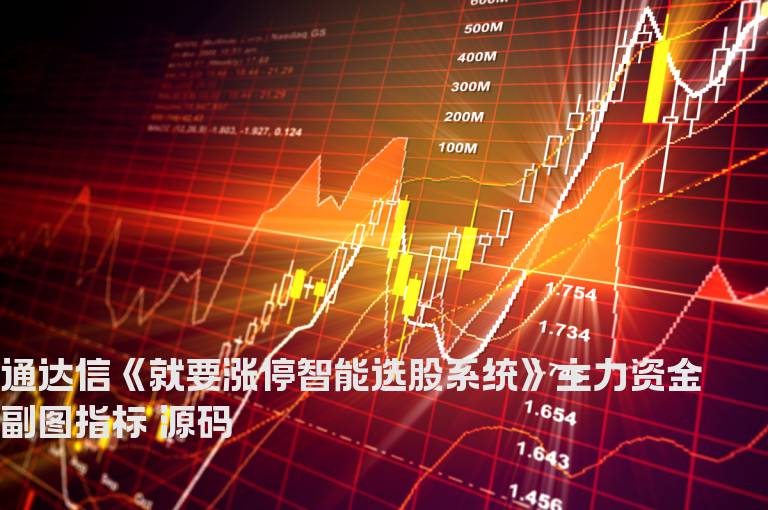 通达信《就要涨停智能选股系统》主力资金副图指标 源码