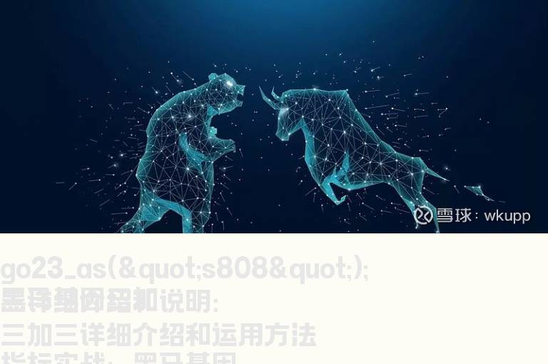 黑马基因三加三详细介绍