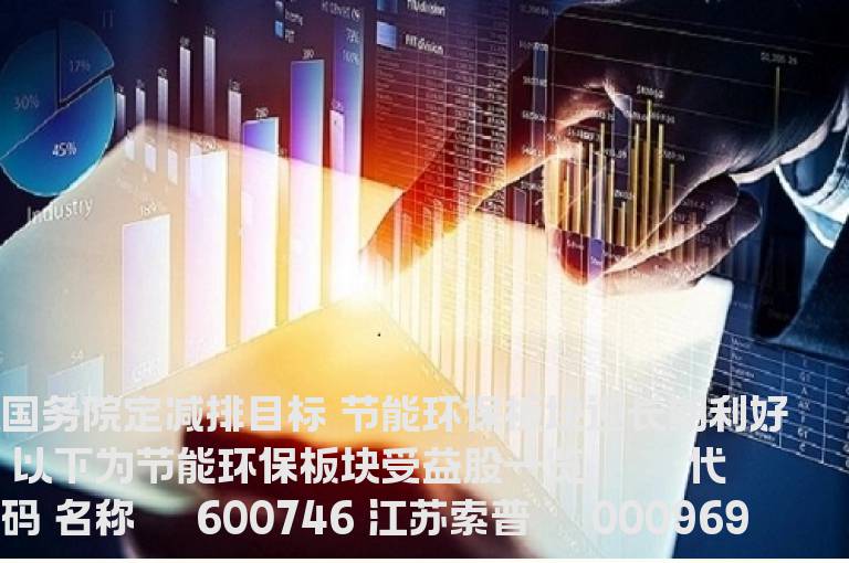 节能减排概念股受益股有哪些