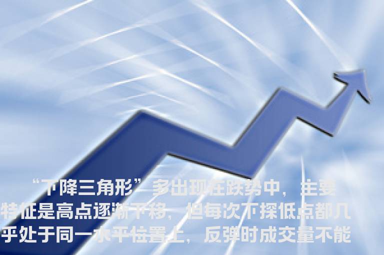 趋势形态分析之见顶形态“下降三角形”