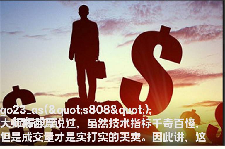 如何从股票成交K线图上来看成交量?