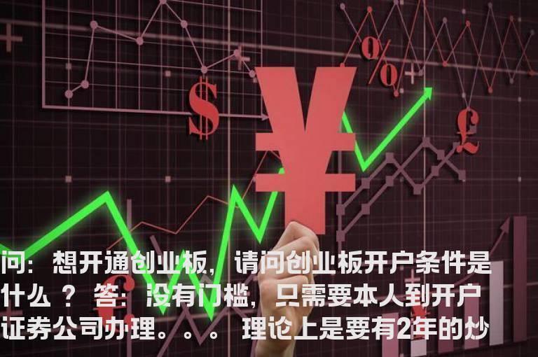 股票入门知识 创业板开户条件
