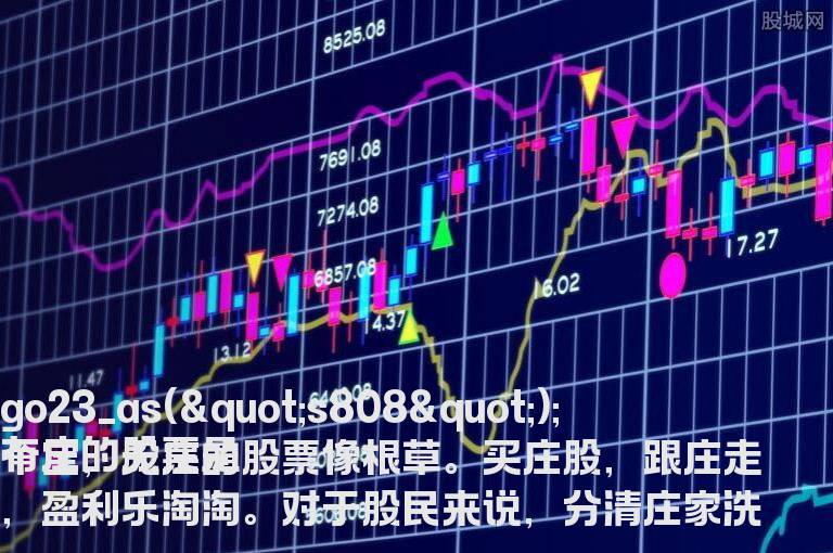 买庄股，跟庄走，盈利乐淘淘
