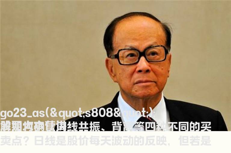 股票大本营讲解如何确认周线共振、背离等四种不同的买卖点？