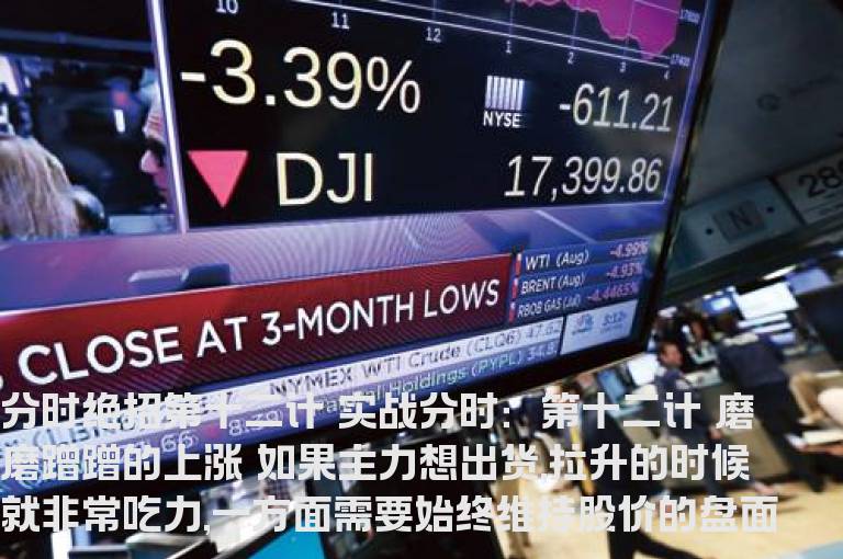 分时绝招第十二计 磨磨蹭蹭的上涨