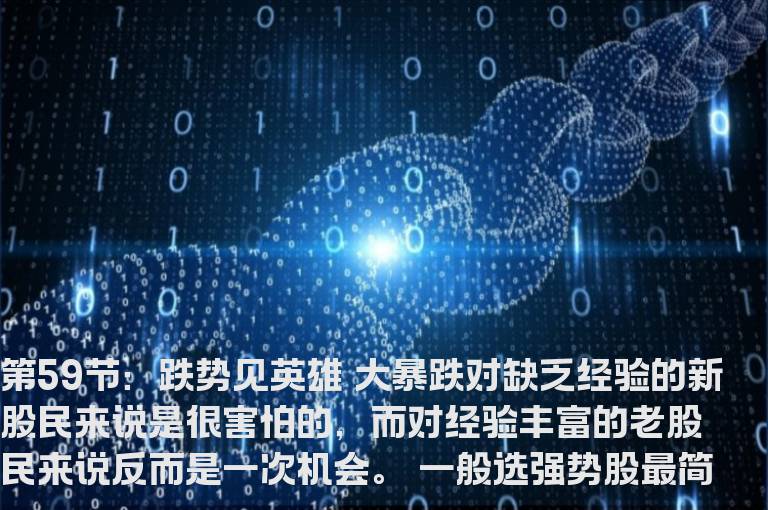 新生300天图解教程 第59节：跌势见英雄