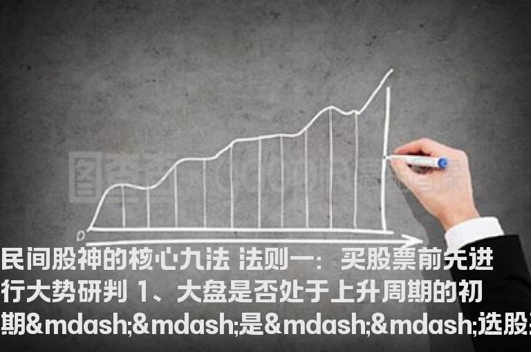 民间股神的核心九法曝光