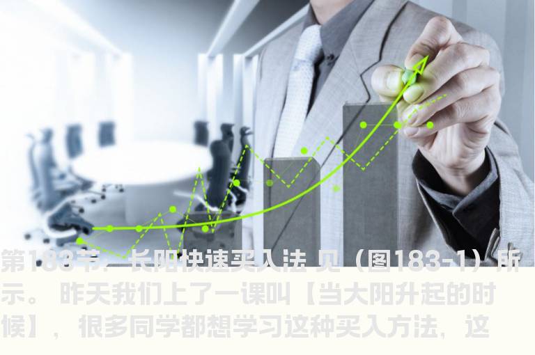 新生300天图解教程 第183节：长阳快速买入法