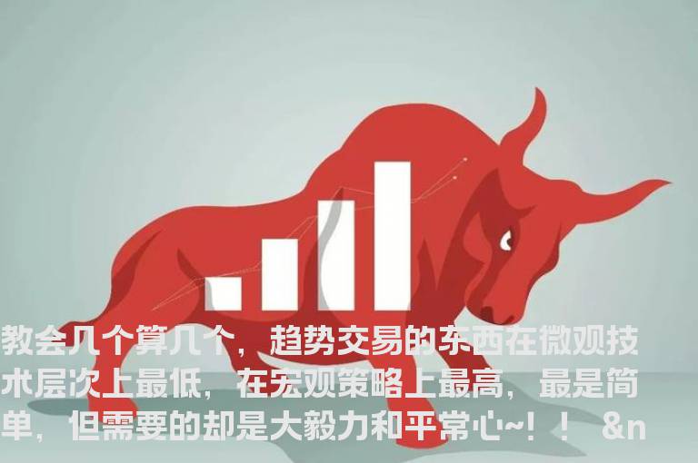 关于趋势交易的浅析