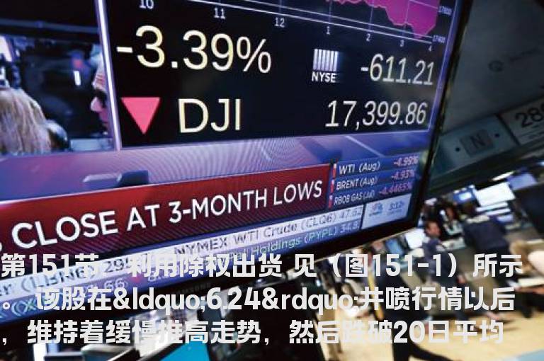 新生300天图解教程 第151节：利用除权出货