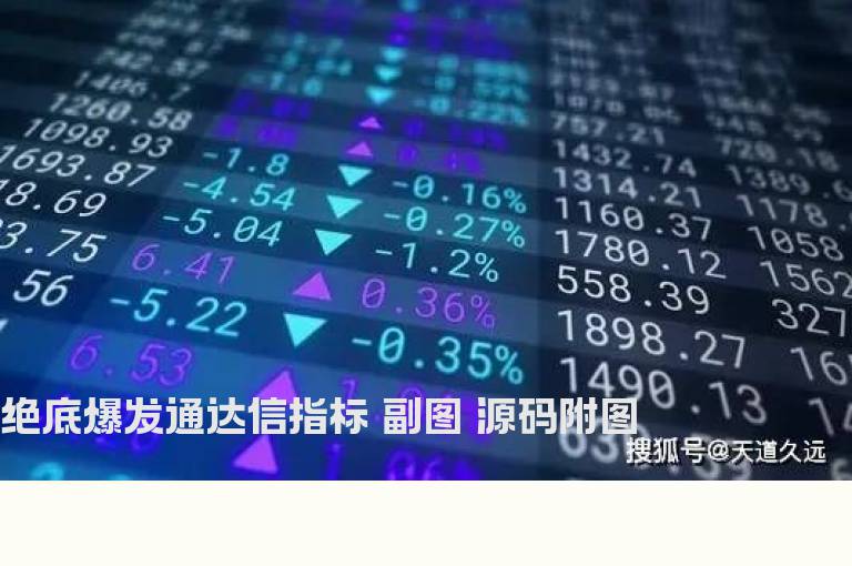 绝底爆发通达信指标 副图 源码附图