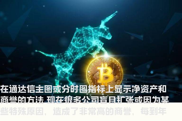 在通达信主图或分时图指标上显示“净资产和商誉”的方法