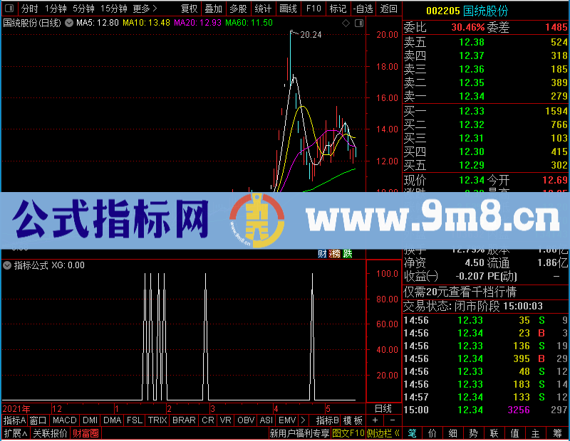 通达信KDJ贴图未加密选股指标公式源码