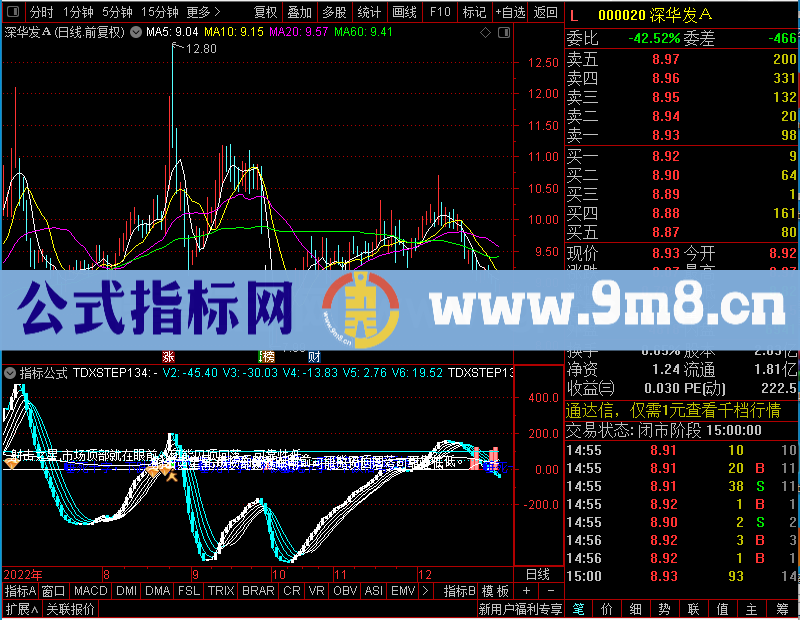 通达信一笑之庄*家资金轨迹幅图未加密选股指标公式源码