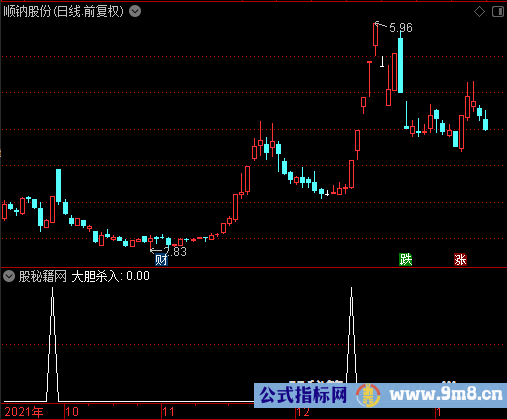 大胆杀入选股公式