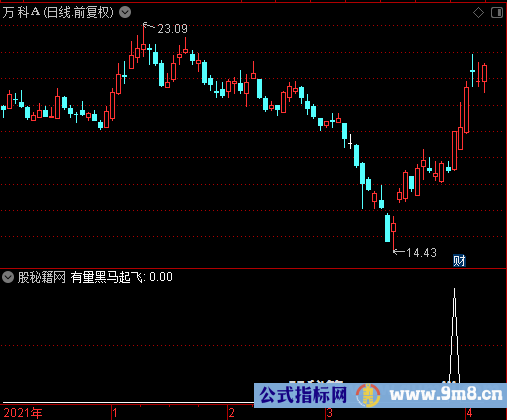 有量黑马起飞选股公式