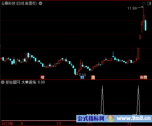 大单进场选股公式