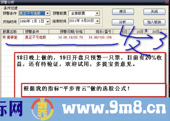 真正不亏选股—（有兴趣进来看看，源码）