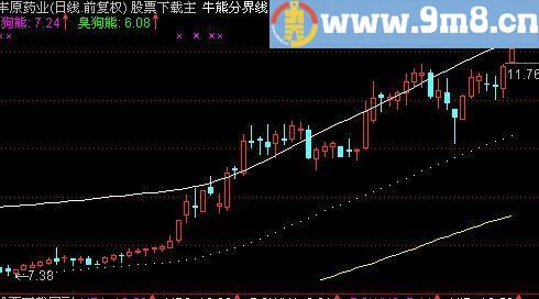 通达信牛熊反通道主图指标(源码)