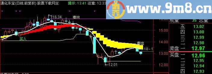 通达信猎庄卖点主图指标(源码)