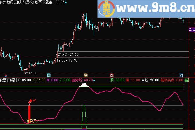 通达信分时做T指标 分时副图 不加密