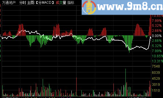 板块分时图上背景上加上macd指标，不用另加指标，希望激发你我灵感