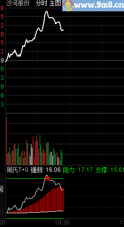 通达信周氏T+0分时副图指标