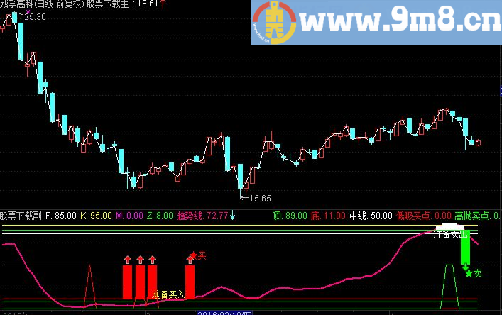 通达信分时做T（指标分时副图 贴图 不加密）