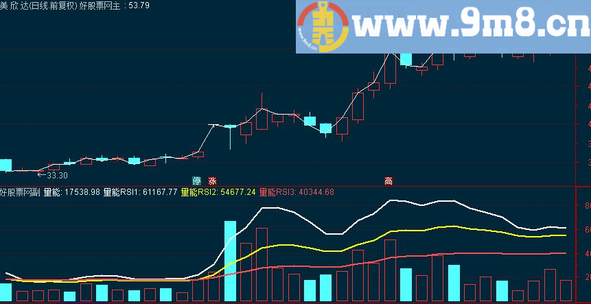通达信量能RSI副图源码 选股
