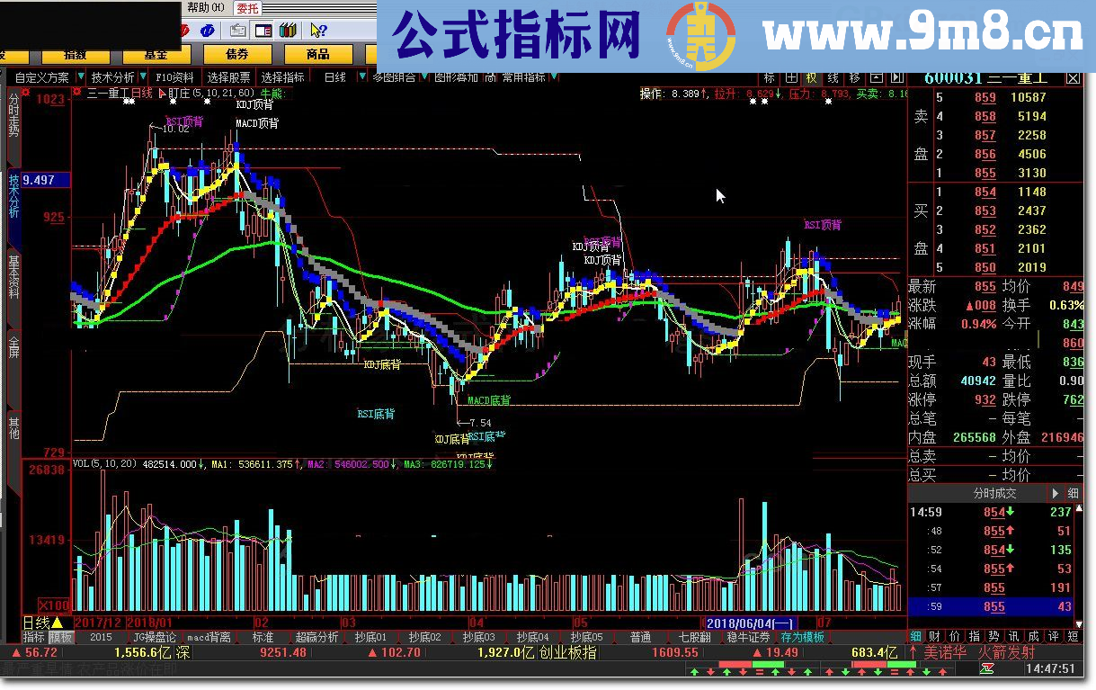 盯庄 大智慧指标 九毛八公式指标网 希望能帮到无数亏损中的小散们！