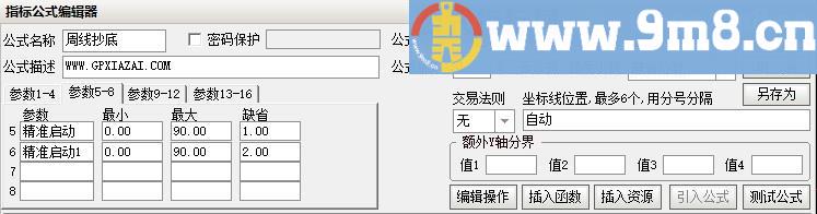 周线抄底 通达信副图指标 源码 贴图