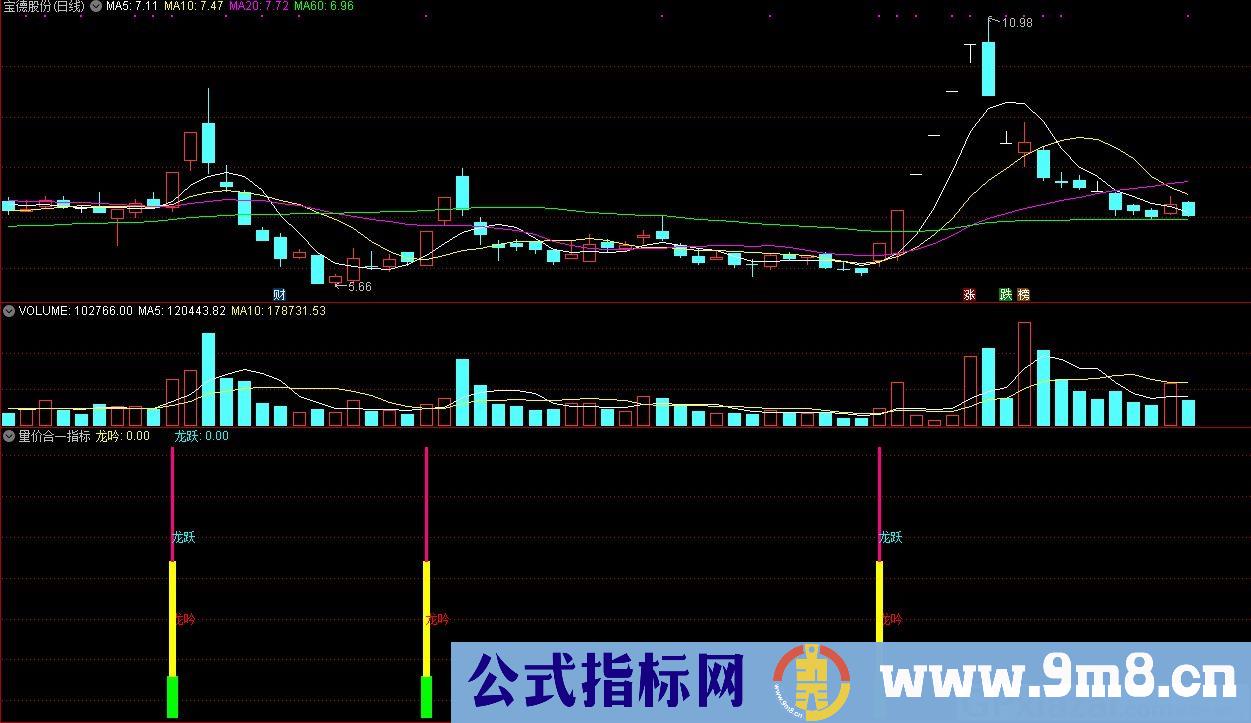 寻龙绝11 通达信副图指标 源码 贴图