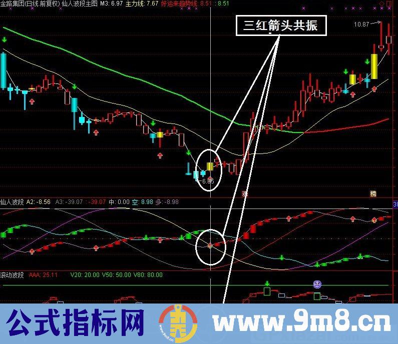 仙人指路金钻版 通达信指标 贴图 使用说明