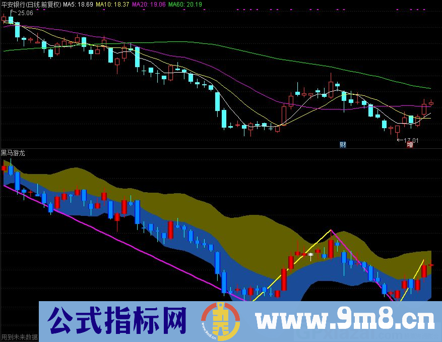 通达信黑马游龙副图指标 九毛八公式指标网