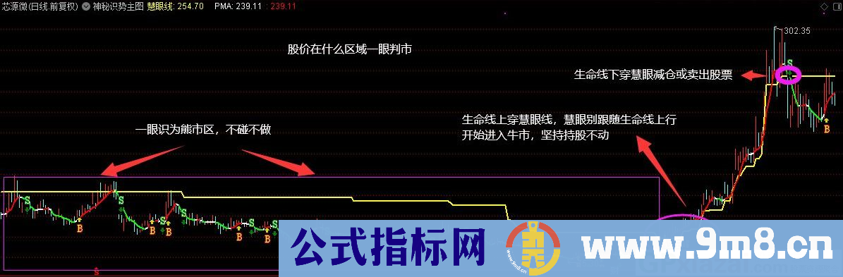 通达信神秘识势主图指标 贴图 无未来