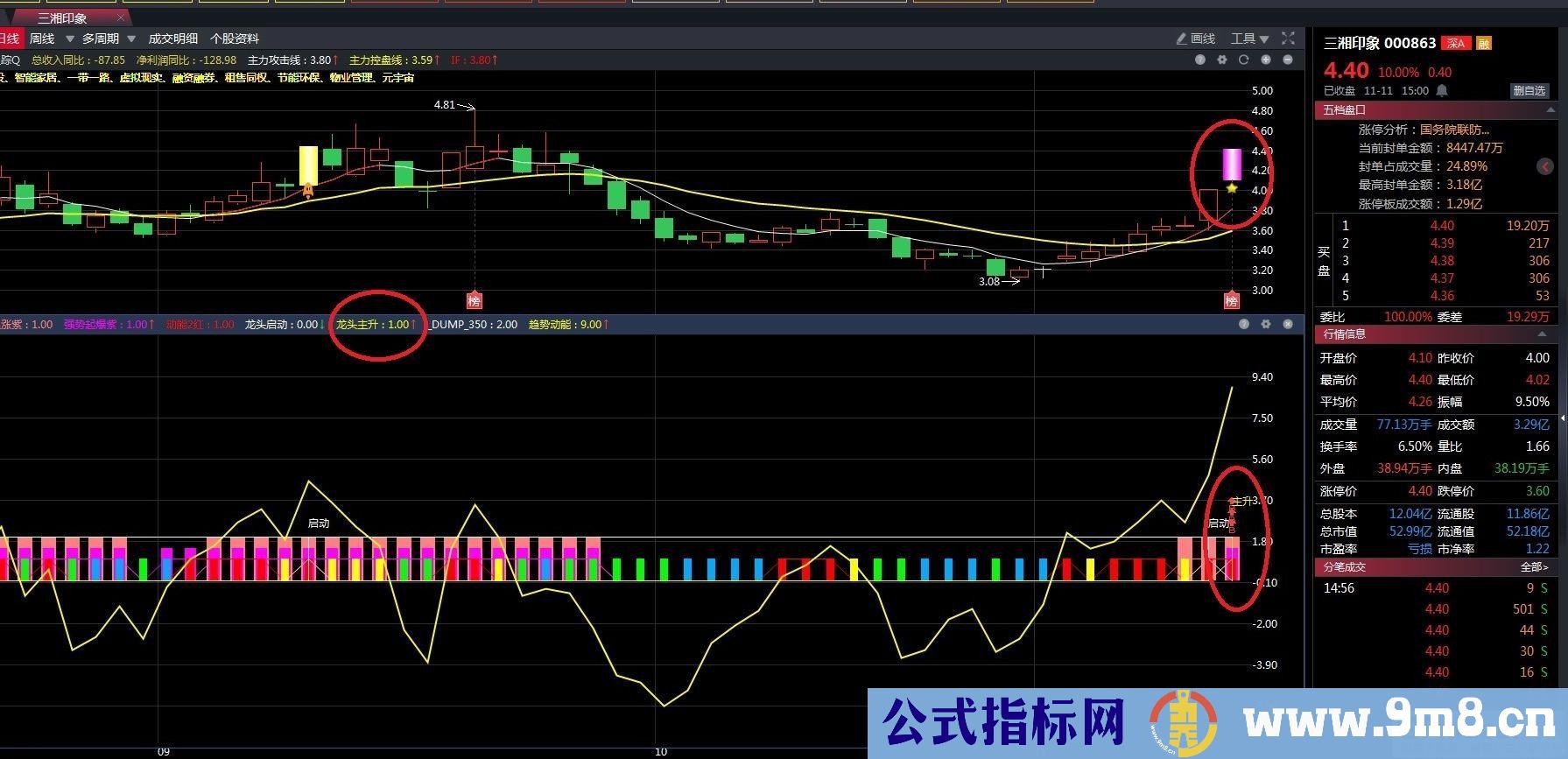 通达信双紫擒龙三合一升级 帮你抓住牛股拿住牛股 主副图/选股排序 指标源码 贴图