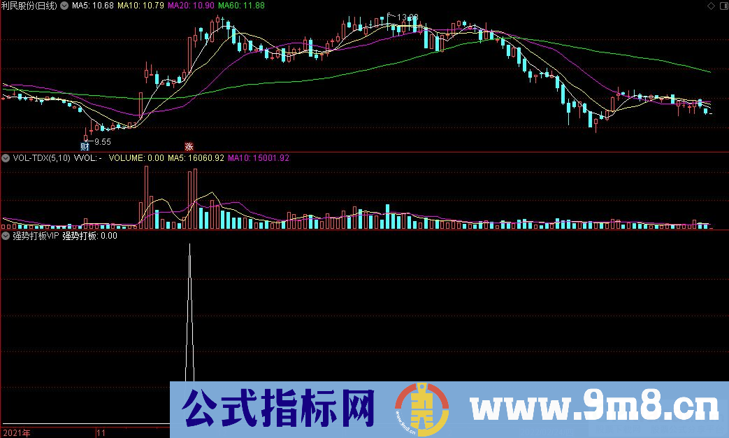 通达信强势打板VIP副图指标 打板指标 源码 贴图