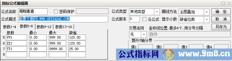 通达信周期通道主图指标 源码 贴图