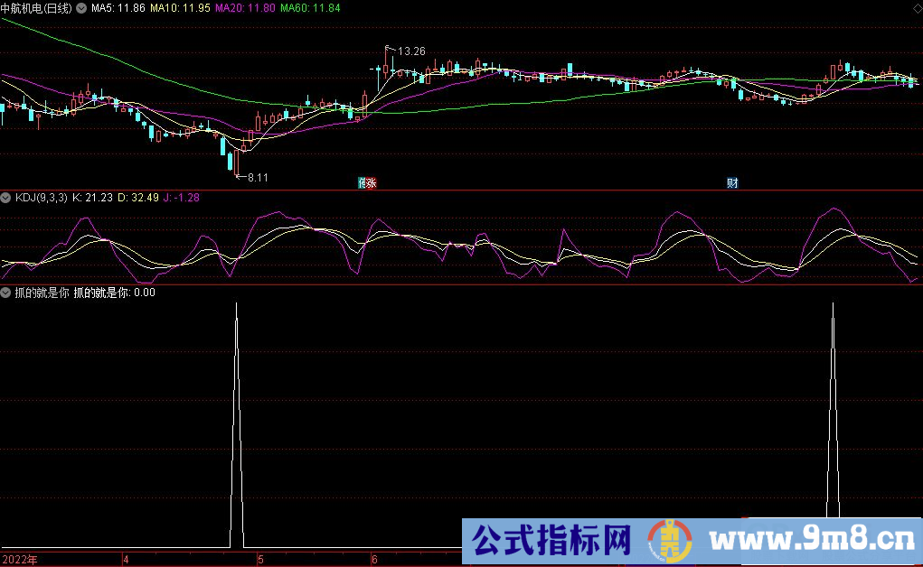通达信抓的就是你副图/选股指标 源码 贴图