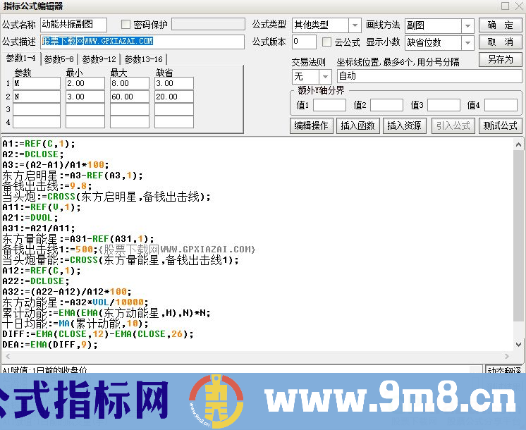 通达信动能共振副图/选股指标 尾盘最后10分钟选股 信号不变 九毛八公式指标网