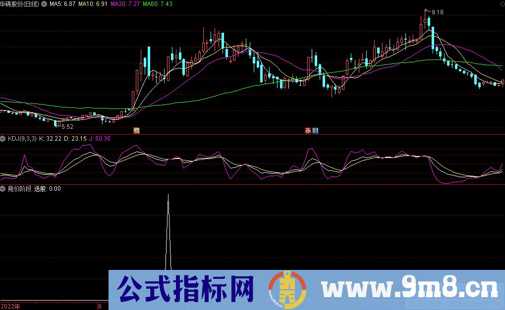 通达信竞价阶段选股指标 源码 贴图