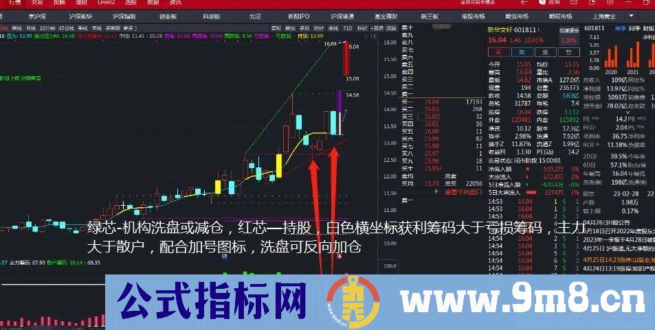 通达信蕞牛筹码副图指标 筹码集中强者恒强！源码 贴图