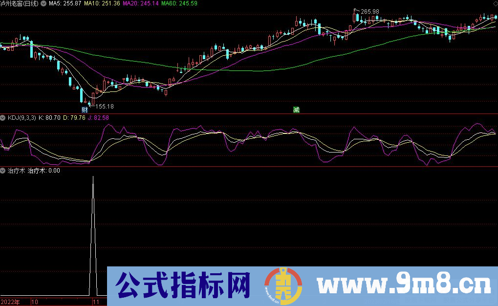 通达信治疗术选股指标 源码 贴图